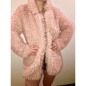 New with tags, Fuzzy pink jacket